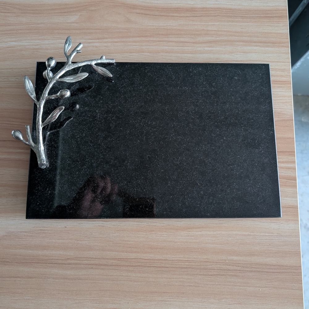 Michael Aram Black and Silver Cheese Board